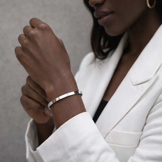 stainless steel cuff bracelet